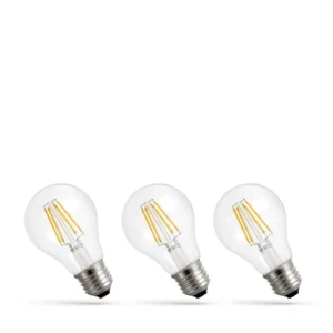 Spectrum LED LED-lampa E27 7W 2700K 770 lumen 3-pack WOJ145993 Replace: N/A