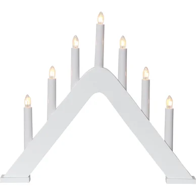 Star Trading Ljusstake Jarve Vit 41cm 241-74 Replace: N/A