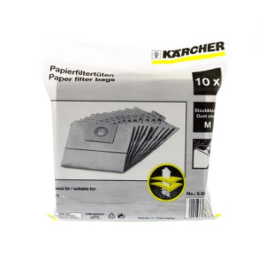 Kärcher Dammsugarpåsar, papper, 10st. 6-904-312 Replace: N/A