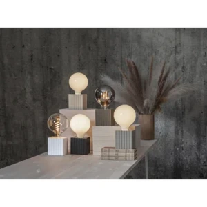Star Trading grå lampfot Box E27 298-34 Replace: N/A