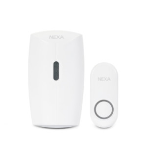 Nexa Trådlös dörrklocka Plug-in MLR-1923/SET Vit 7330545183511 Replace: N/A