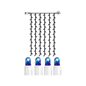 Star Trading vit ljusgardin 1x2m 102 blå lampor System LED 466-59-9 Replace: N/A
