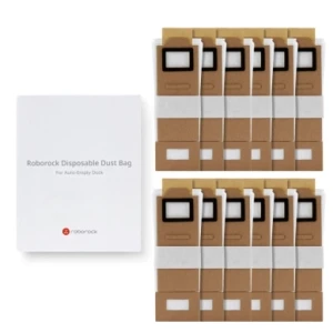 Roborock Dammsugarpåsar Dockningsstation , 12-pack 6970995784435 Replace: N/A