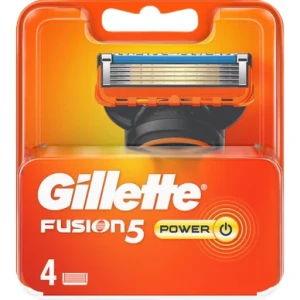 Gillette Fusion5 Power Rakblad, 4-pack 7702018852475 Replace: N/A