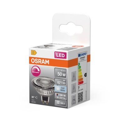 OSRAM LED MR16 50 Dim 36° 6,1W 940 GU5.3 4099854456916 Replace: N/A