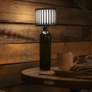 Konstsmide Bottle Bordslampa LED USB Svart 2200K/2700K dimbar 7837-752 Replace: N/A
