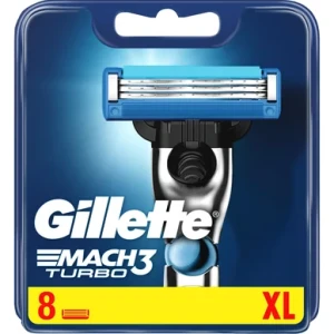 Gillette Mach3 Turbo 8-pack Rakblad 7702018465385 Replace: N/A