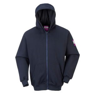 Bluza trudnopalna z kapturem PORTWEST FR81 granatowa