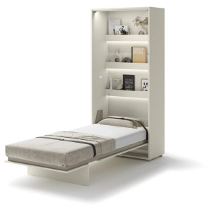 PROMOCJA Półkotapczan pionowy 90x200 Bed Concept BC-03 Lenart Kaszmir