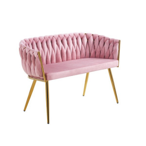 PROMOCJA Sofa velvet różowa SF2-FX (G)