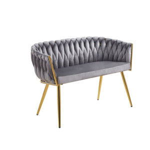PROMOCJA Sofa velvet szara SF2-FX (G)