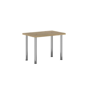 PROMOCJA Stół dąb artisan + nogi I chrom 67x101 ST(B)-FX