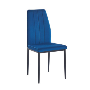 PROMOCJA Krzesło velvet niebieskie K12-FX