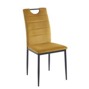 PROMOCJA Krzesło velvet curry K13-FX
