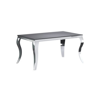 PROMOCJA Stół czarny/chrom 90x150 ST18-FX