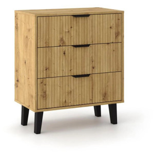 BORG DUO komoda 3s dąb artisan Mebelbos