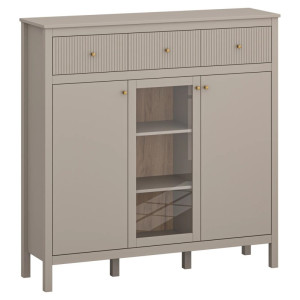 KLEO komoda 2d1w3s taupe Mebelbos