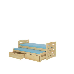 Łóżko podwójne TOMI 180x80 Sosna Naturalna ADRK