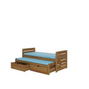 Łóżko podwójne TOMI 180x80 Dąb ADRK