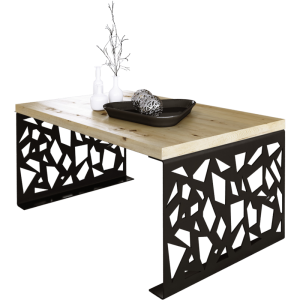 Stolik kawowy SEMARA 100x60 Czarny/Artisan ADRK