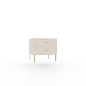 Stolik nocny Tili Beż piaskowy ADRK