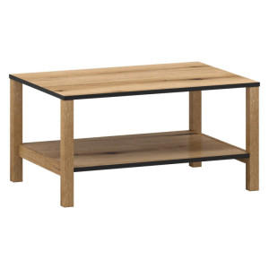 BELLANO ława 80 dąb evok - czarny Mebelbos