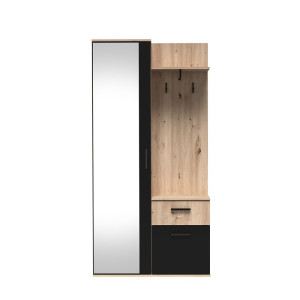 PROMOCJA Garderoba LUX ARTISAN/CZARNY Jarstol