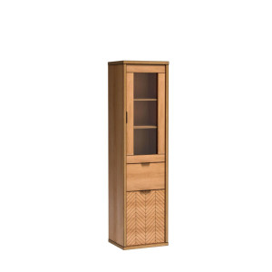 PROMOCJA Witryna FONTI F-2 CARAMEL OAK Jarstol