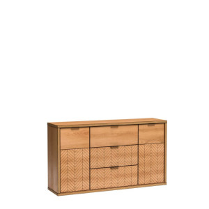 PROMOCJA Komoda FONTI F-3 CARAMEL OAK Jarstol