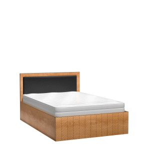 PROMOCJA Łóżko FONTI F-12 (140cm) CARAMEL OAK Jarstol