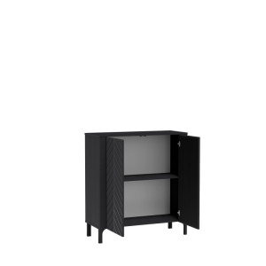 PROMOCJA Komoda MALUMI MM-2 CZARNY PAINFLOW Jarstol