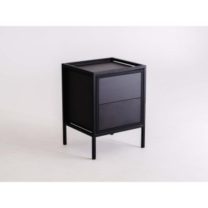 Regał SKAP BLACK 1R1 DRAWER x2