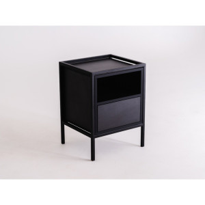 Regał SKAP BLACK 1R1 DRAWER
