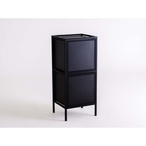 Regał SKAP BLACK 1R2 DOOR x2