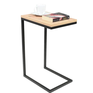 Stolik pomocniczy SPARK Czarny/Dąb Artisan ADRK