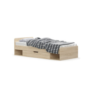 Łóżko 90cm TIPS dąb sonoma Mebelbos