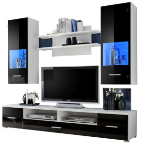 Meblościanka RENO czarna Furnival