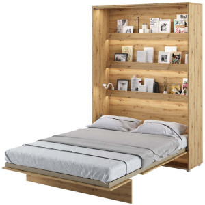 Półkotapczan pionowy 140x200 Bed Concept BC-01 Lenart Dąb artisan
