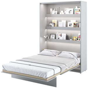 Półkotapczan pionowy 140x200 Bed Concept BC-01 Lenart Szary