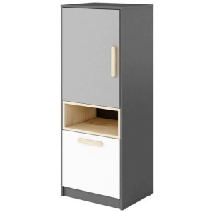 Komoda Pok PO-07 grafit / buk ibsen Lenart