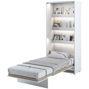 Półkotapczan pionowy 90x200 Bed Concept BC-03 Lenart Biały