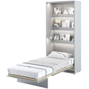 Półkotapczan pionowy 90x200 Bed Concept BC-03 Lenart Szary