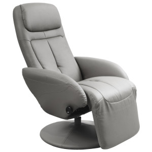 Recliner OPTIMA ekoskóra Halmar Popielaty