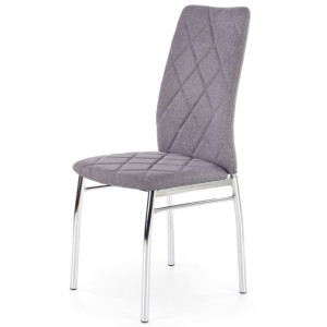 Krzesło do jadalni K309 Halmar Popielaty/Chrom