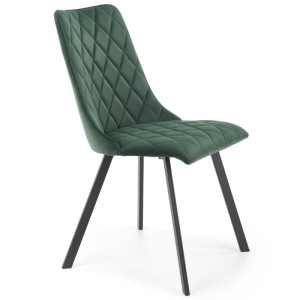 Krzesło tapicerowane velvet K450 Halmar Zielony_/Czarny