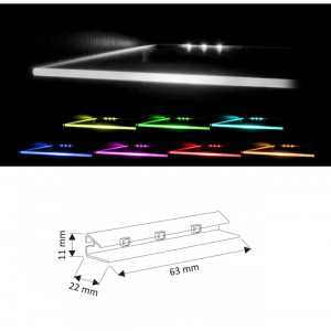 Oświetlenie LED RGB z pilotem 3C