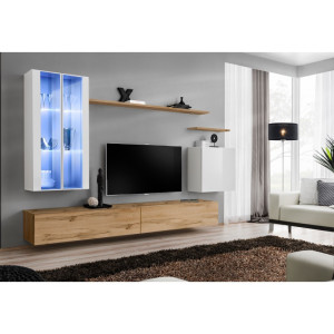 PROMOCJA Meblościanka Switch XII biały/wotan SW12 ASM