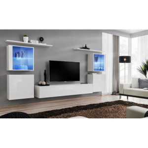 PROMOCJA Meblościanka Switch XIV biały ASM