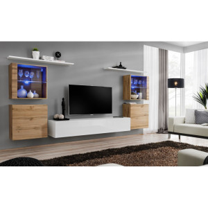 PROMOCJA Meblościanka Switch XIV wotan/biały ASM