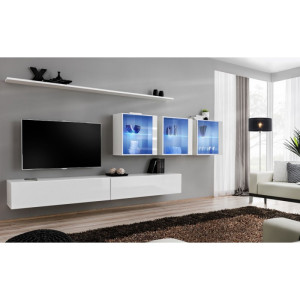 PROMOCJA Meblościanka Switch XVII biały ASM